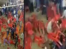 हरिद्वार: उर्स में जमकर हुआ हंगामा, दबंगों ने तोड़ी कुर्सियां, जमकर चले लात-घूंसे