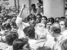 फिल्म Coolie के सेट पर हुए हादसे के 2 महीने बाद रोते हुए घर लौटे थे Amitabh Bachchan, देखें तस्वीरें