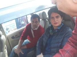  CAA Violence Rahul Gandhi priyanka gandhi stopped to enter meerut CAA Violence: मेरठ में नहीं घुसने दिए गए राहुल-प्रियंका, आधे रास्ते से पुलिस ने वापस लौटाया