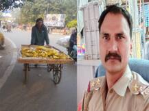 जानिए, क्यों ड्यूटी छोड़ केले बेच रहे हैं आगरा के ये दारोगा साहब