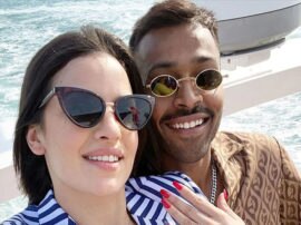 Hardik pandya got Engaged with Natasha भारतीय हरफनमौला हार्दिक पंड्या ने की सगाई, सोशल मीडिया पर साझा की तस्वीरें