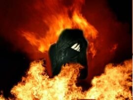 woman dead body burnt after raped and murder in Bijnor uttar pradesh बिजनौर में रेप के बाद महिला को उतारा मौत के घाट, चारपाई से बांधकर जलाया शव
