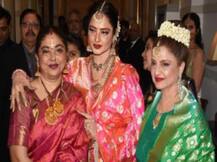 बिल्कुल रेखा की तरह दिखती हैं उनकी छोटी बहन राधा, साउथ की फिल्मों में कर चुकी हैं काम