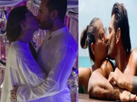 These Bollywood couples did lip-lock on social media, know, see photo बॉलीवुड के इन कपल्स ने Social Media पर किया Lip-Lock, जानें, देखें फोटो