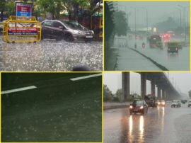 Heavy rainfall in Delhi NCR and UP farmers tensed for crops दिल्ली-NCR समेत उत्तर भारत के कई शहरों में झमाझम बारिश, फसलों को लेकर किसानों की चिंता बढ़ी