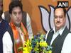 बीजेपी में शामिल हुए ज्योतिरादित्य सिंधिया, बोले- पीएम मोदी के हाथों में देश सुरक्षित