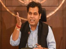 BJP leader Shrikant Sharma attack on Congress in meerut ऊर्जा मंत्री श्रीकांत शर्मा ने कांग्रेस पर किया वार, बोले- बीजेपी को न करें बदनाम