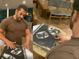 Bollywood Trending Salman Khan Makes Painting On Coronavirus  Coronavirus के डर से Salman Khan ने बना डाली 2 मिनट में शानदार पेंटिंग, सूबह 5 बजे उठकर किया ये काम
