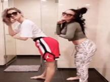 दिशा पटानी और टाइगर श्रॉफ की बहन ने मजाकिया टिक टोक वीडिया बनाया