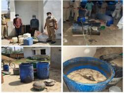 ग्रेटर नोएडा: लॉकडाउन के दौरान खेत में बन रही थी कच्ची शराब, पुलिस ने दो आरोपियों को धरा