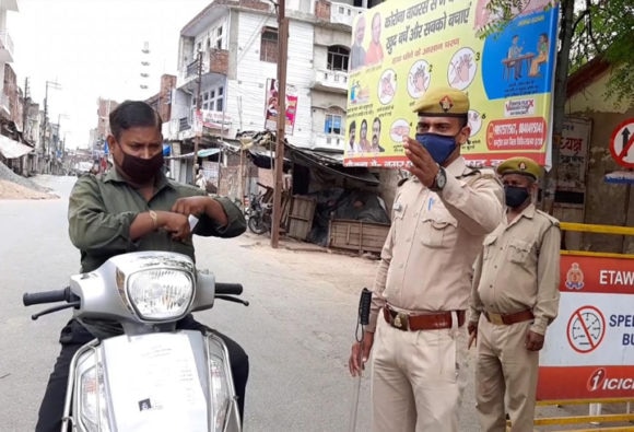 Lockdown: 12 दिन पहले जन्मी बच्ची की तस्वीर देखकर कर रहा ड्यूटी;बोला सिपाही- अब 3 मई के बाद ही लगाऊंगा गले