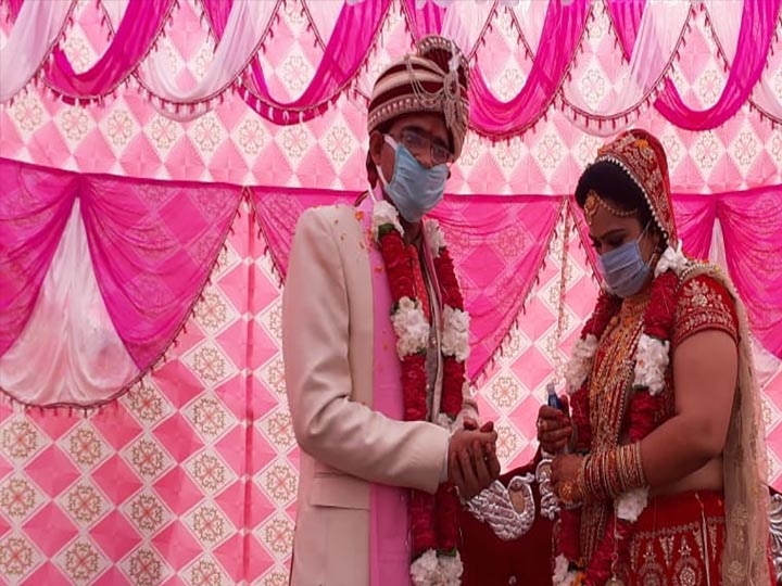 Unique marriage in baghpat during Lockdown