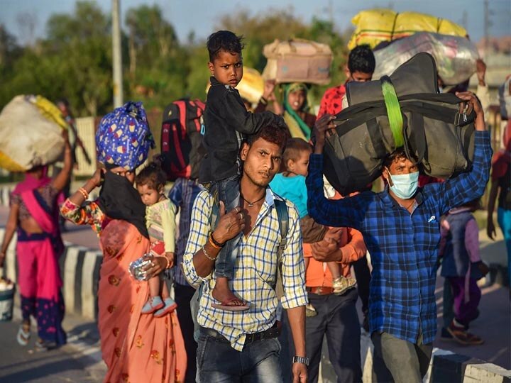Clash between Rajasthan and UP Police over migrants labours मजदूरों के पलायन पर भिड़ गयी दो राज्यों की पुलिस....बॉर्डर सील होने के बावजूद श्रमिकों को भेजा जा रहा था
