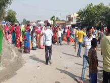 गोरखपुर: दो भाइयों की हत्या के बाद फूटा ग्रामीणों का गुस्सा, पुलिस पर किया पथराव, बसों में की तोड़फोड़