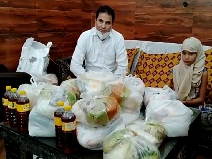 seven year old girl distributed ration to poor using her savings सहारनपुर: 7 साल की बच्ची बनी मिसाल, गुल्लक के पैसों से बांटा गरीबों में 20 हजार का राशन