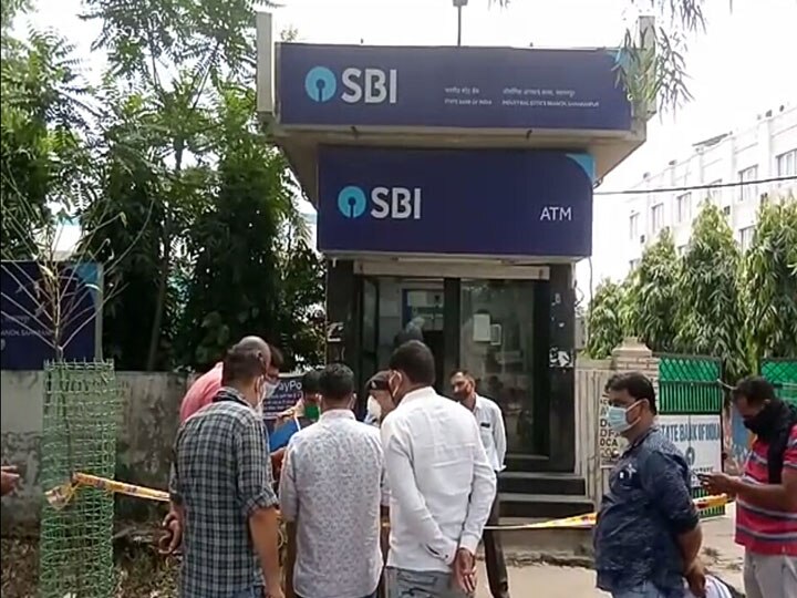 criminals looted sbi bank atm in saharanpur uttar Pradesh यूपी: सहारनपुर में एसबीआई का एटीएम उखाड़ ले गए बदमाश, चोरी करने से पहले किया ये काम